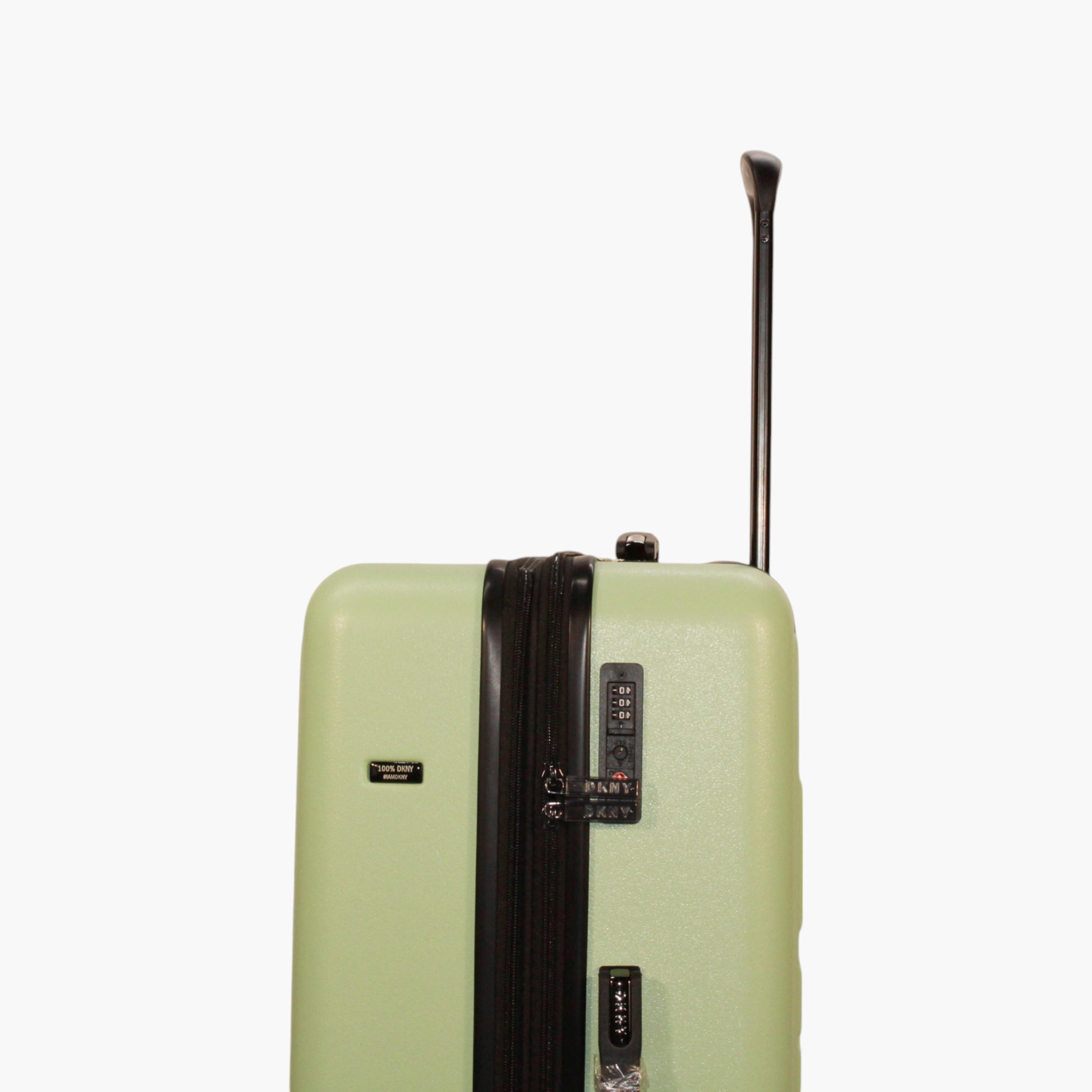 DKNY Logo Detail Hardcase Trolley Bag with Retractable Handle-travel-luggagesandbags-luggage-image-5
