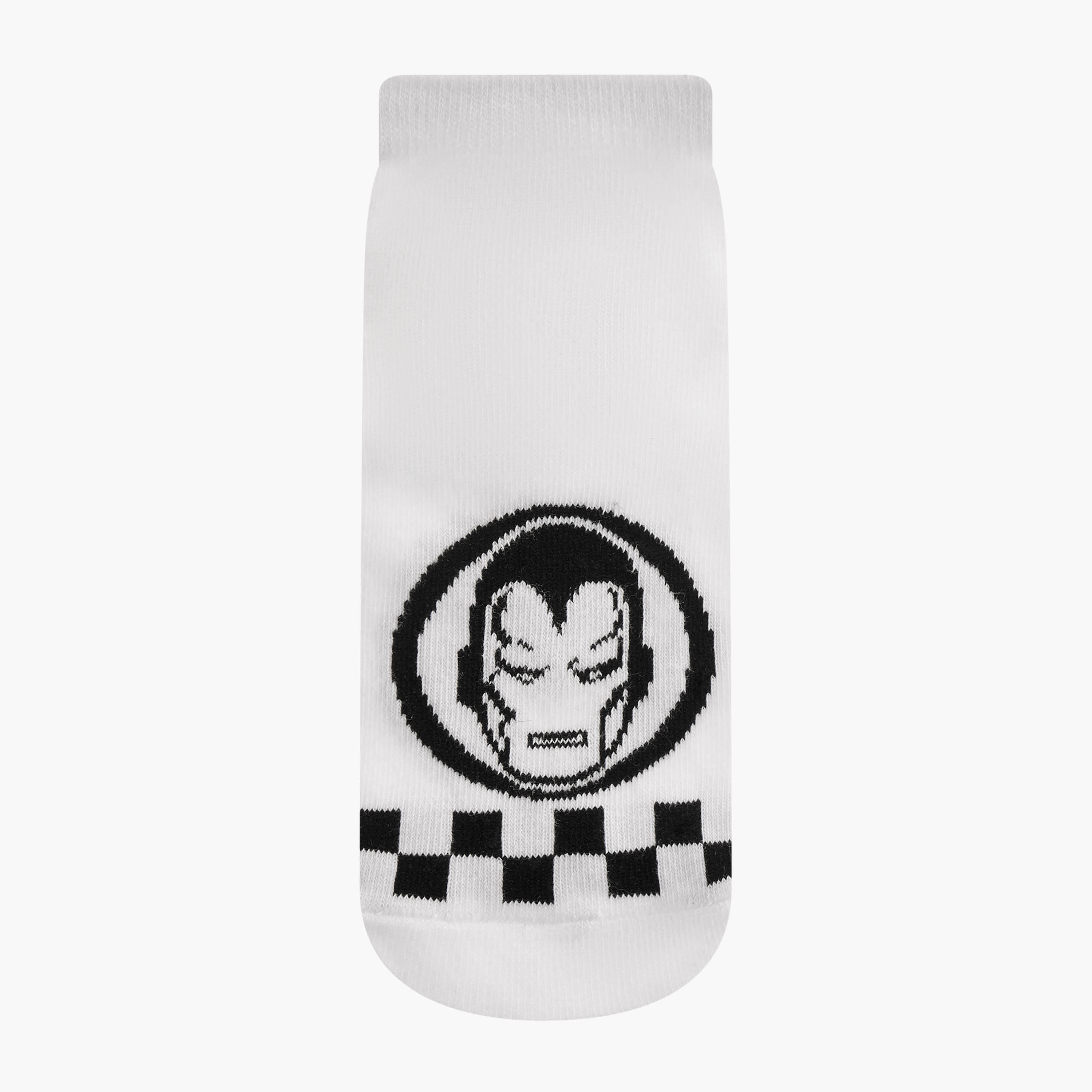 Avengers Print Ankle Length Socks - Set of 3-boys-accessories-socks-image-2