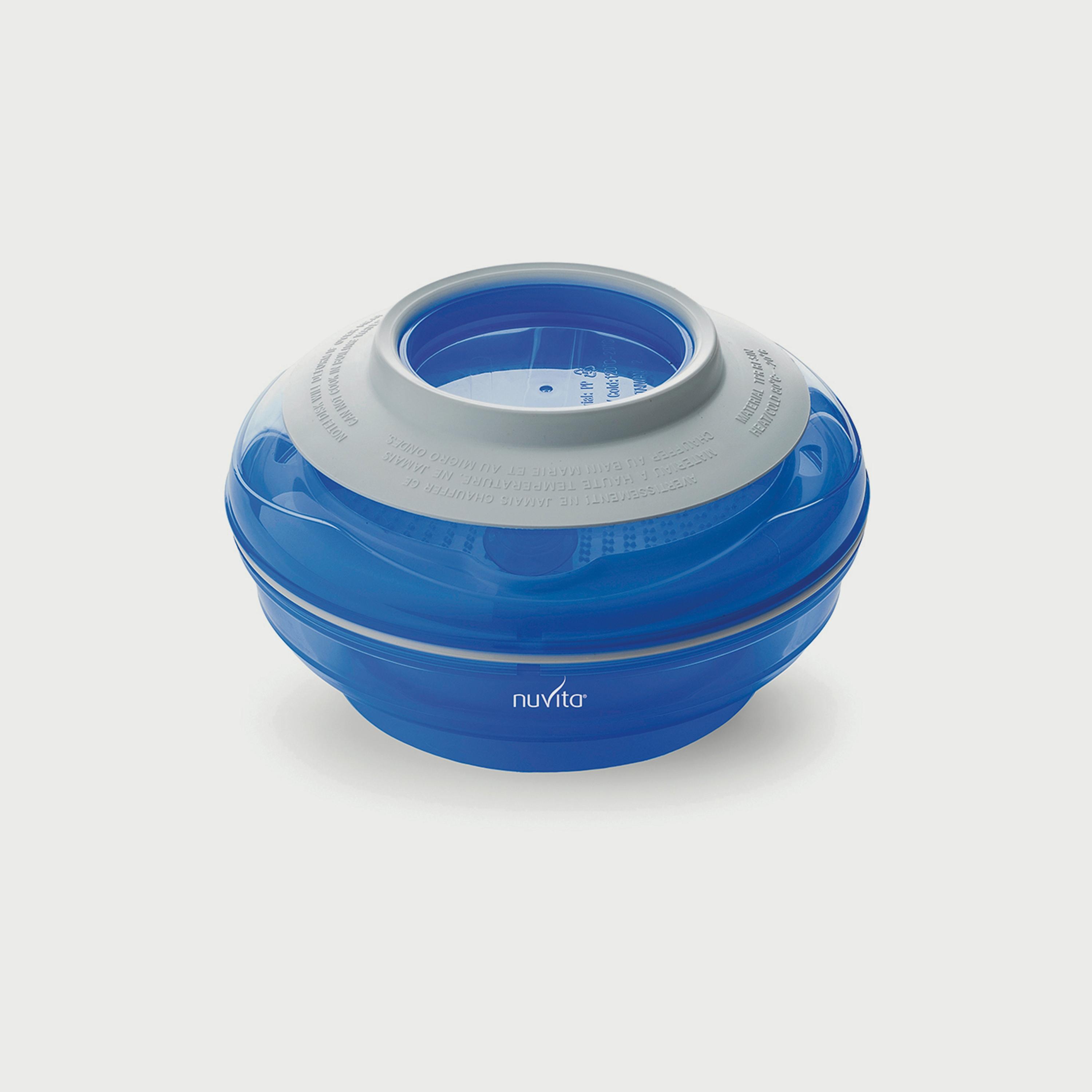 محضر طعام بابافاسيل 4 في 1 من نوفيتا - أزرق-baby-feeding-babyfoodprocessors-image-1