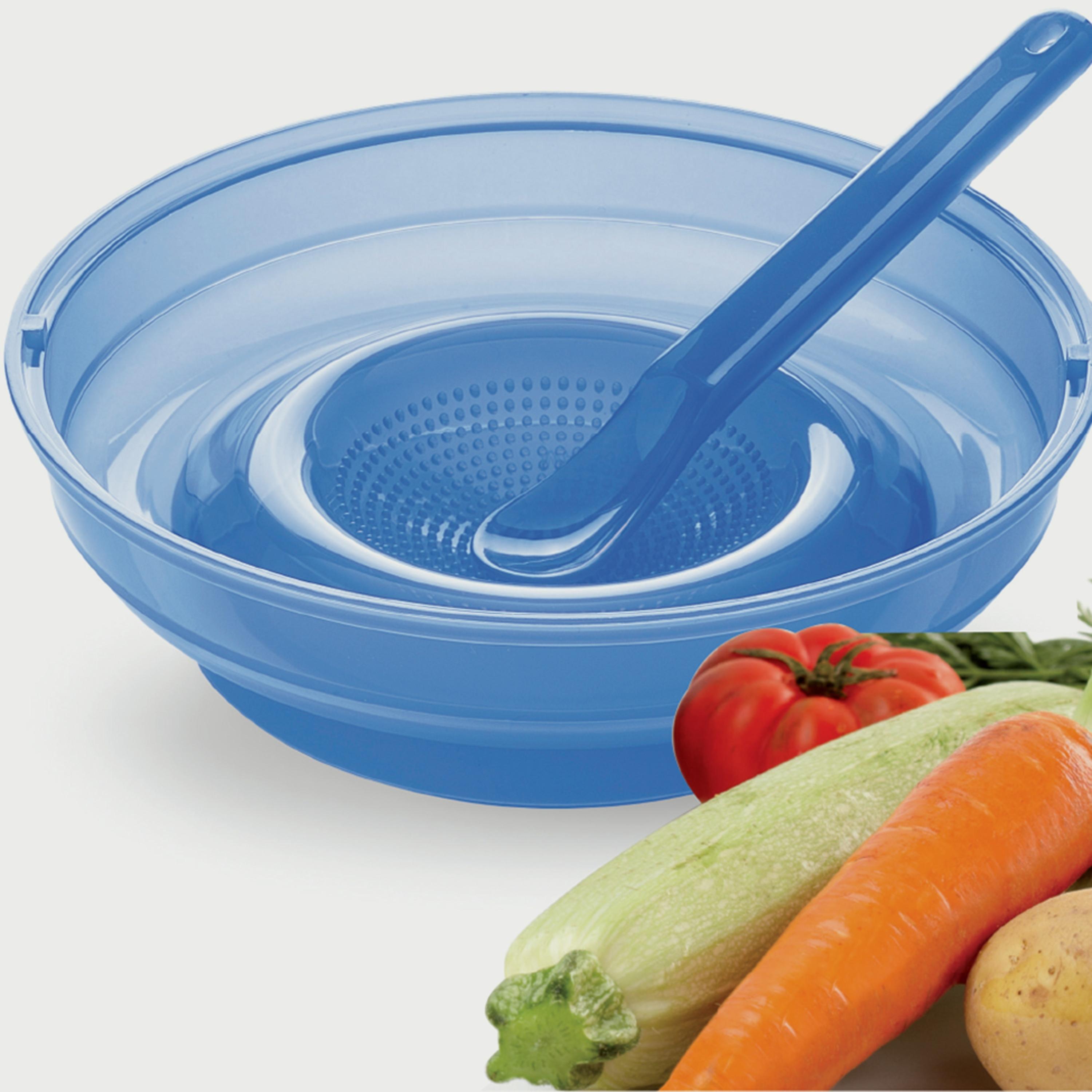 محضر طعام بابافاسيل 4 في 1 من نوفيتا - أزرق-baby-feeding-babyfoodprocessors-image-4