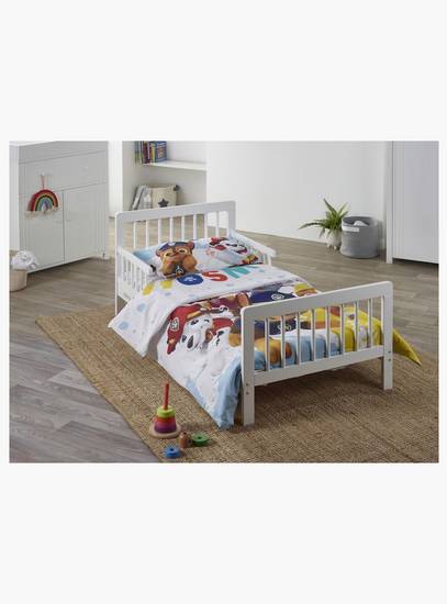 Kinder Valley 7-Piece Paw Patrol Sydney Toddler Bed Bundle with Kinder Flow mattress, White-baby-nursery-babybedding-image-2