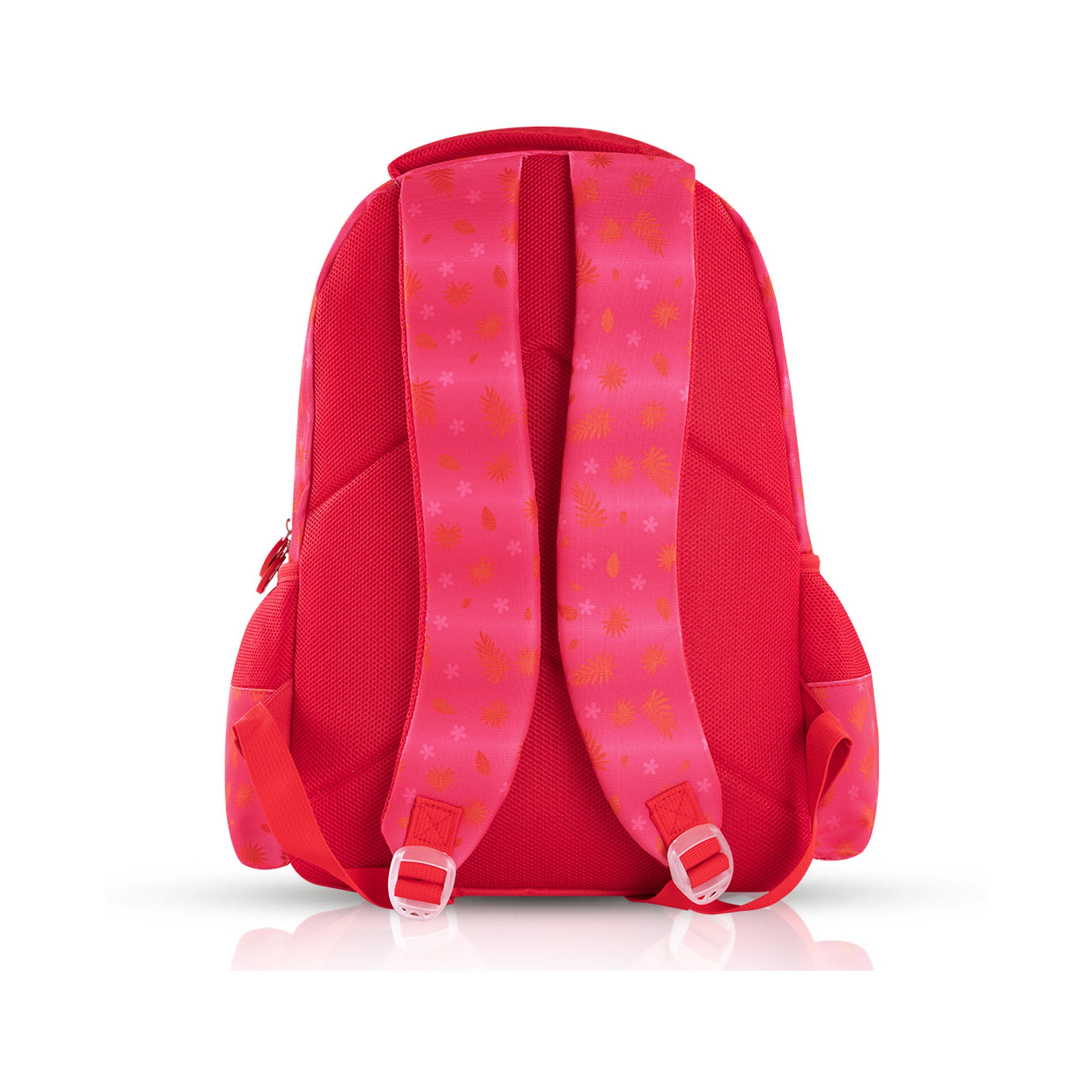 مجموعة حقائب مدرسية بعجلات استوائية 4 قطع من إيزي كيدز - وردي - 17 بوصة-school-bagsandbackpacks-sets-image-14
