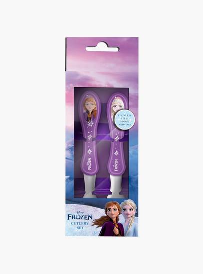 Disney 2-Piece Frozen Printed Stainless Steel Mealtime Magic Spoon & Fork Cutlery Set-baby-feeding-mealtimeessentials-image-2