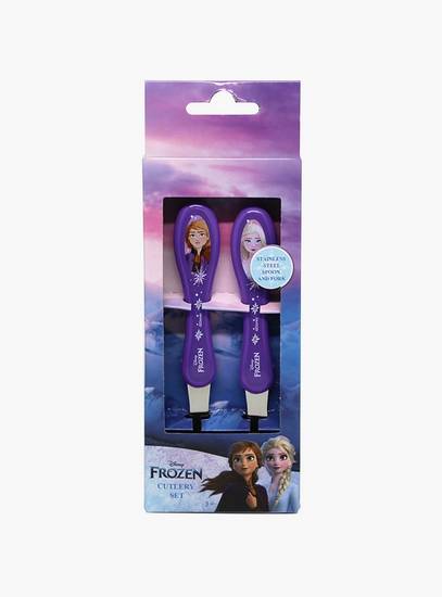 Disney 2-Piece Frozen Printed Stainless Steel Mealtime Magic Spoon & Fork Cutlery Set-baby-feeding-mealtimeessentials-image-3
