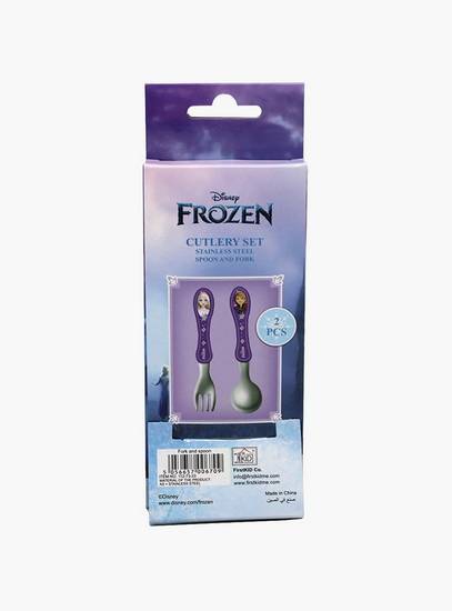 Disney 2-Piece Frozen Printed Stainless Steel Mealtime Magic Spoon & Fork Cutlery Set-baby-feeding-mealtimeessentials-image-4