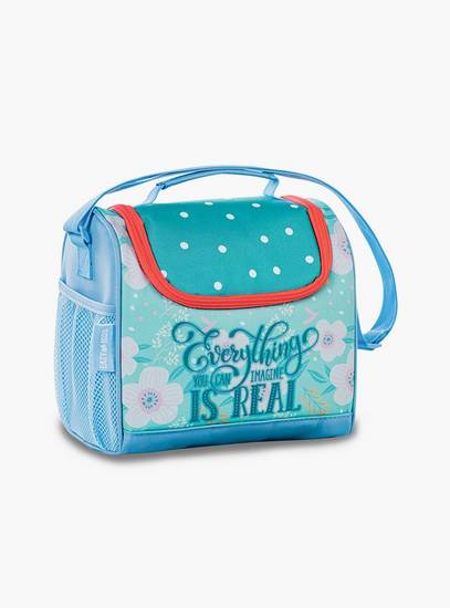 Eazy Kids 4-Wheel Trolley School Backpack with Lunch Bag & Pencil Case - Floral Edition - 18 Inch-school-bagsandbackpacks-trolleybags-image-2