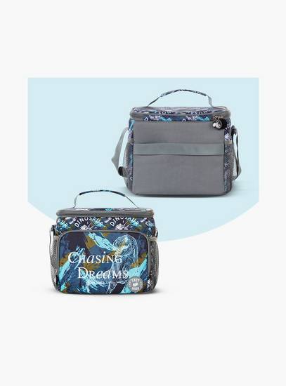Eazy Kids Printed Trolley Backpack with Lunch Bag & Pencil Case - T Rex - 18 Inch-school-bagsandbackpacks-trolleybags-image-2