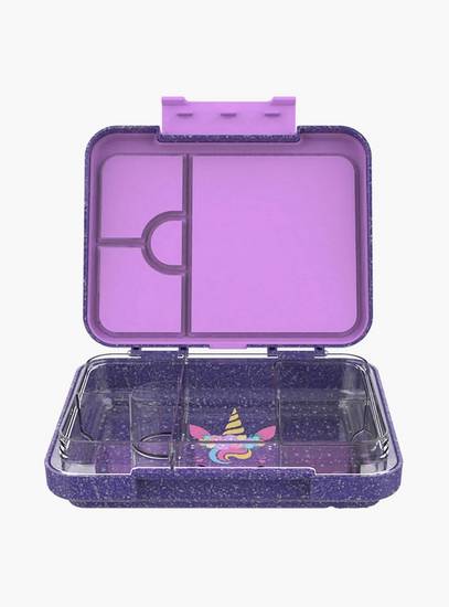 Starmarz Bento Glitter Lunch Box – Unicorn Theme – 4–6 Compartments, 1195ml, Sandwich Cutters, Fruit Pickers & Detachable Tray – Multicolor-school-lunchessentials-lunchboxes-image-3