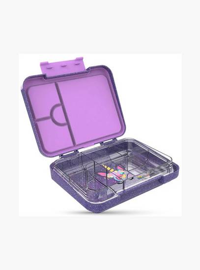 Starmarz Bento Glitter Lunch Box – Unicorn Theme – 4–6 Compartments, 1195ml, Sandwich Cutters, Fruit Pickers & Detachable Tray – Multicolor-school-lunchessentials-lunchboxes-image-4