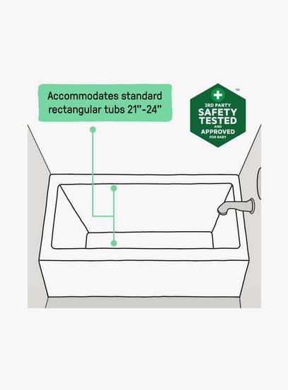 Ingenuity Summer My Bath Seat with In-Tub Support with 360° Stability - 5–10 Months - Grey-baby-bathandcare-bathtubs-image-5